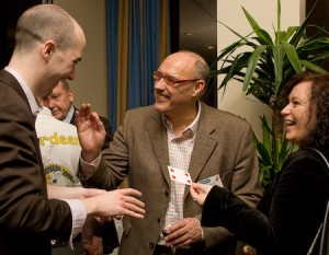Corporate Magician Matt Duggan Performing at a corporate networking event